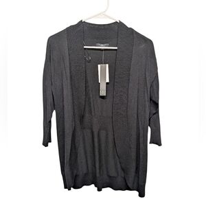 MM by My Michelle Women's Black Open Front Cardigan Small New